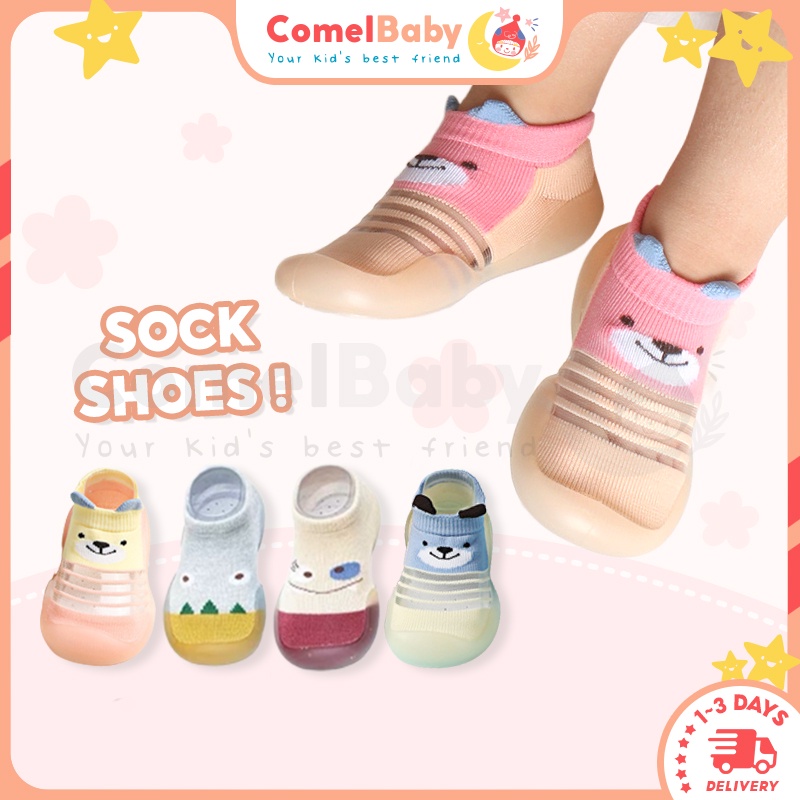 Comelbaby 6M3Y Baby Non Slip Shoes Socks Cotton Newborn Kids Infant