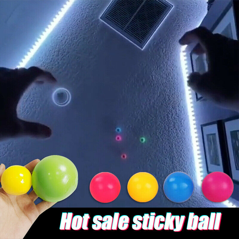 Fluorescent Sticky Balls Sticky Balls 