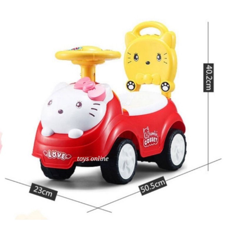 Hello Kitty Baby Ride On Car Shopee Malaysia