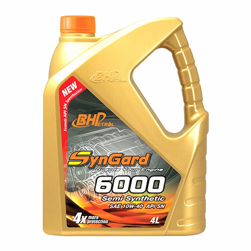 Bhp Syngard 6000 Semi Synthetic Engine Oil 10w 40 4l Shopee Malaysia