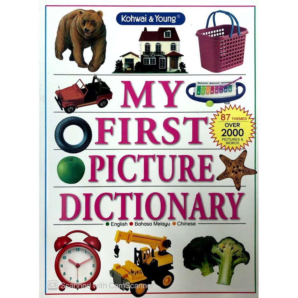 My First Picture Dictionary English Bahasa Melayu Chinese Shopee Malaysia