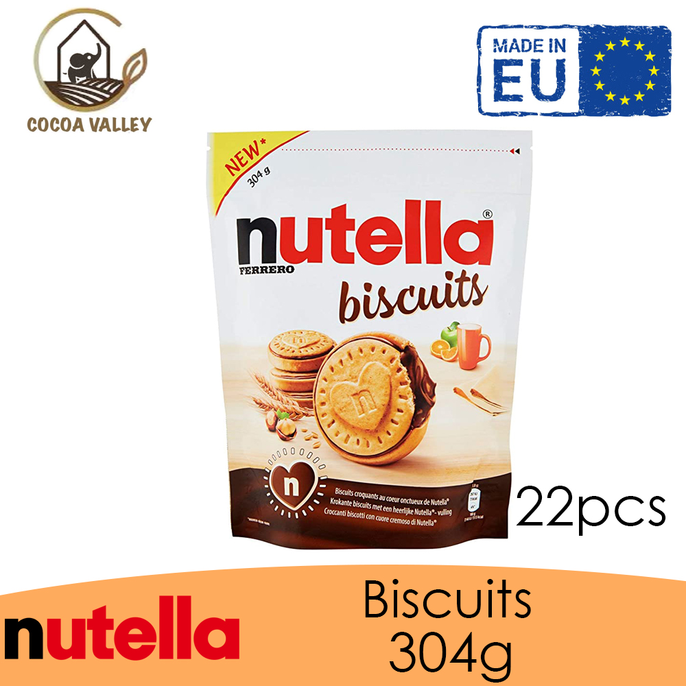 Nutella Biscuits 22pcs 304g Made In Eu Best Before April 22 Shopee Malaysia