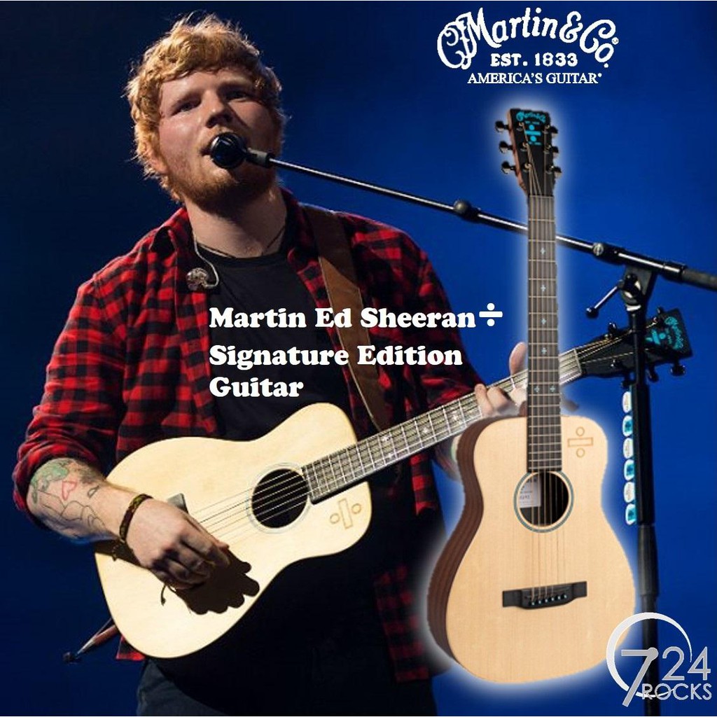 Martin Co Martin Ed Sheeran Signature Edition Acoustic Guitar Shopee Malaysia