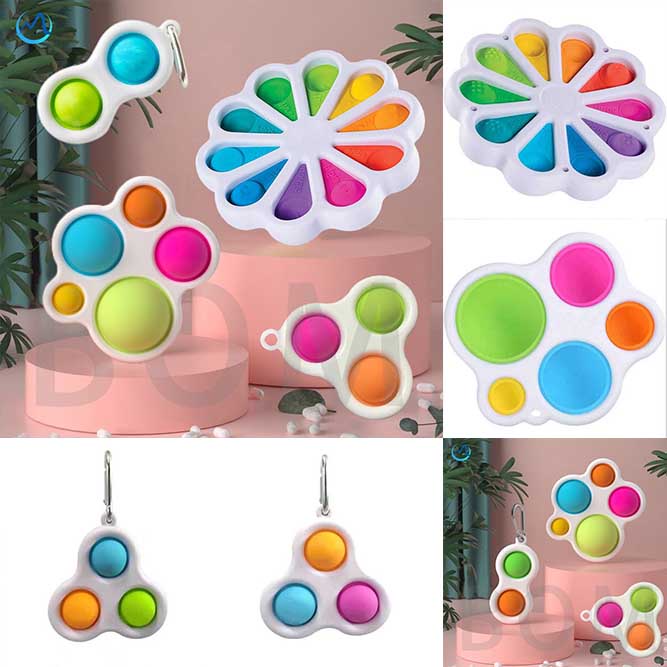 simple dimple fidget toy flower pop it set murah stress relief toys autism anxiety relief stress hand original malaysia