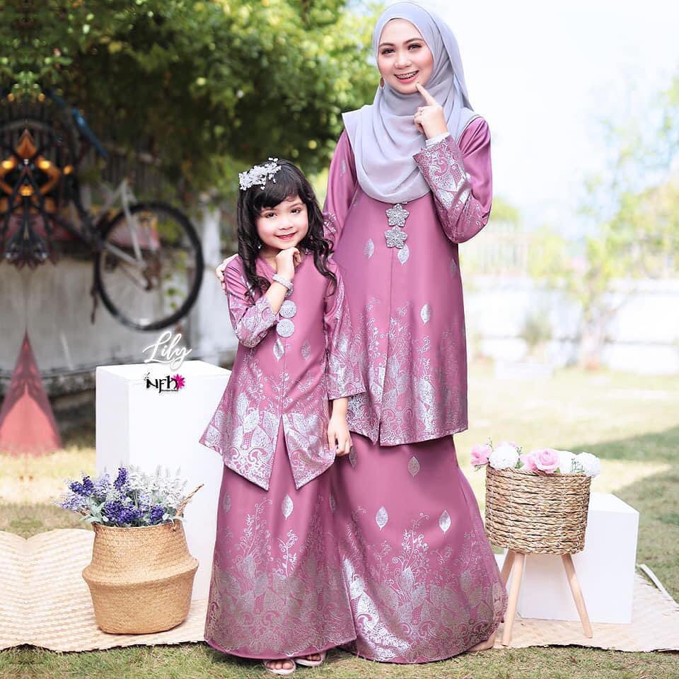  BAJU  KURUNG  SEDONDON LILY IBU ANAK  Shopee Malaysia