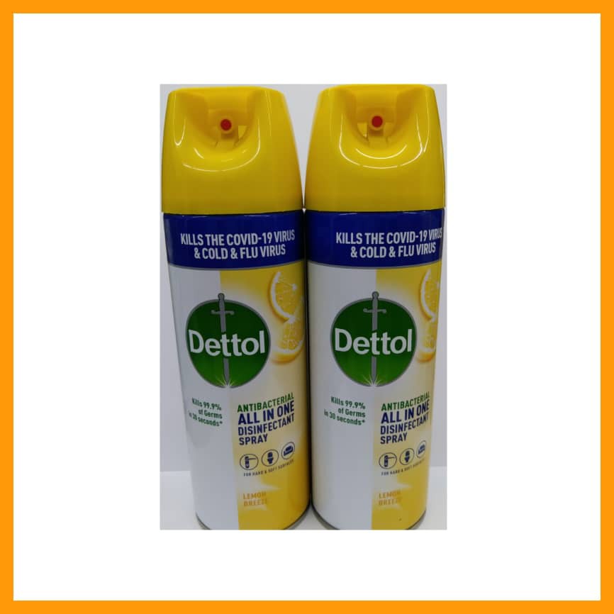 Dettol Antibacterial Disinfectant Spray (Lemon Breeze) 450ml Shopee Malaysia