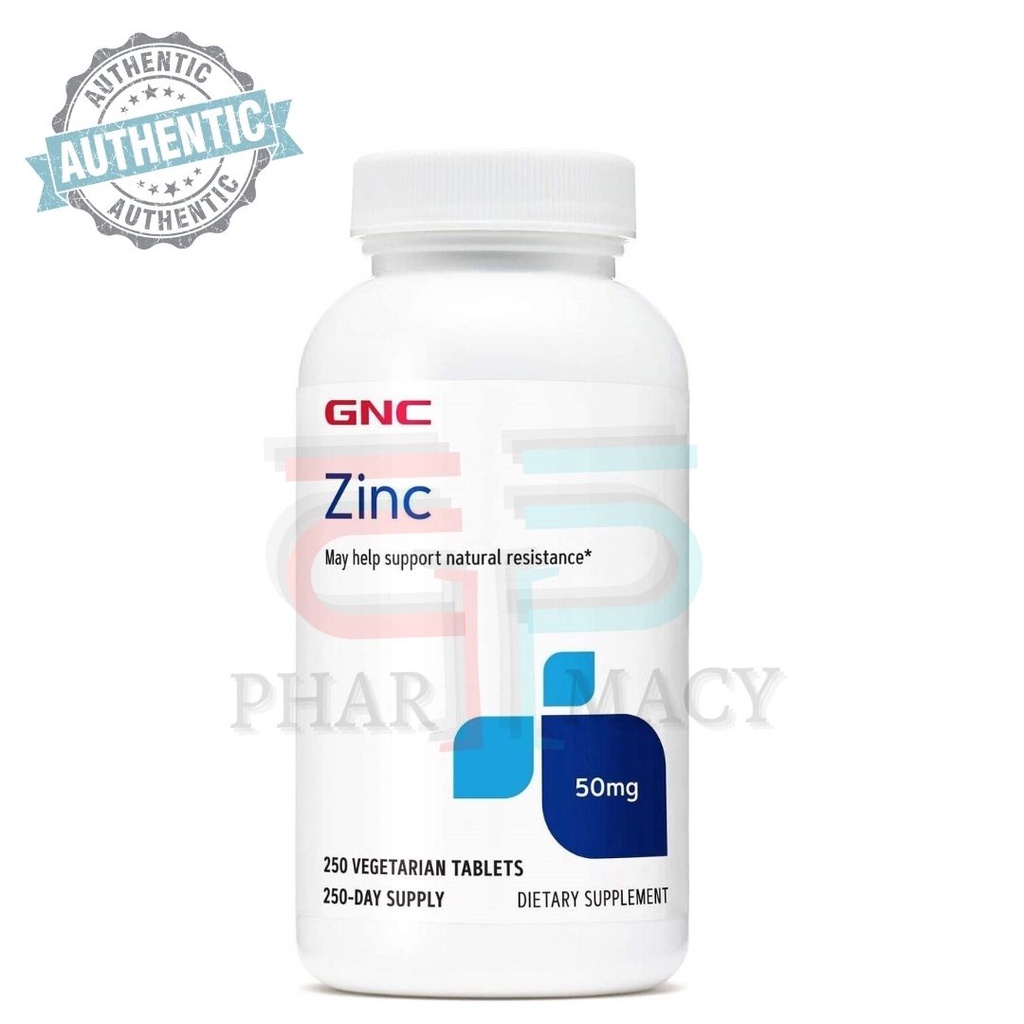 GNC ZINC 50mg (250 VegTabs) Shopee Malaysia