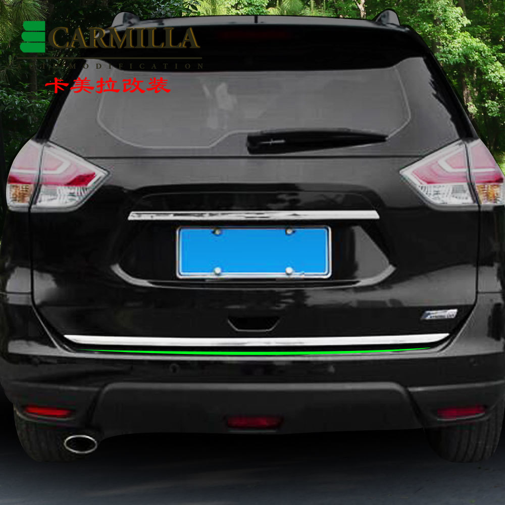 For Nissan X-Trail XTrail ROGUE T32 2014-2020 Sticker Stainless Steel