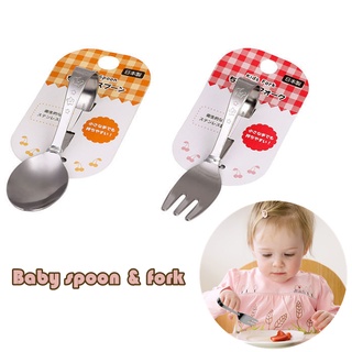 Baby Self Feeding Utensils Sets With Stainless Steel Spoon and Forks,Toddler Silicone Dish Sets,Kids Silverware Flatware Sets Blue Dinosaur Stainless Steel Long 
