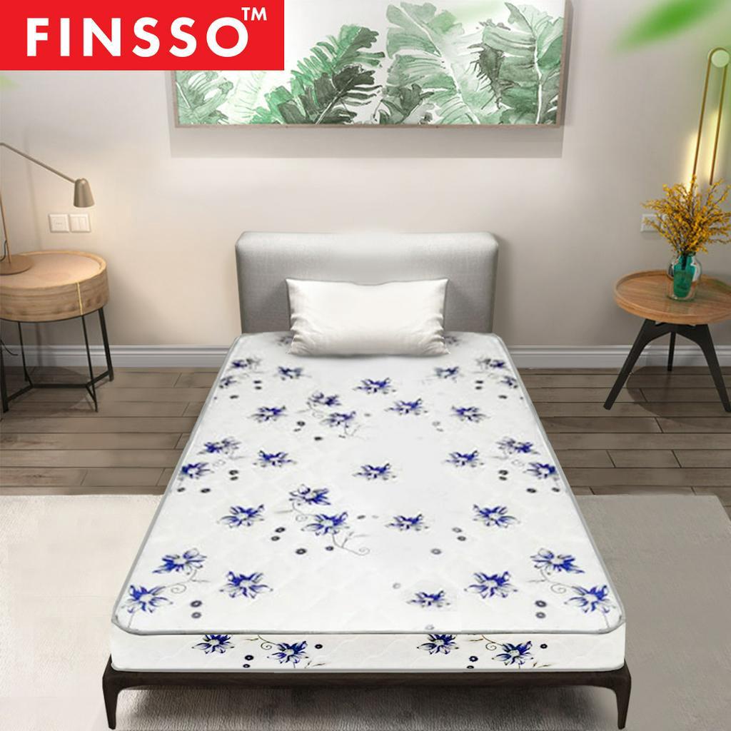 FINSSO: 4INCH BLUE FLOWER MATTRESS