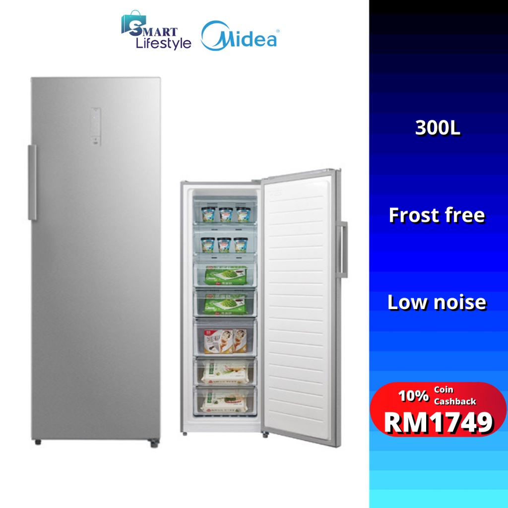 Midea Upright Freezer (300L) MUF-307SS