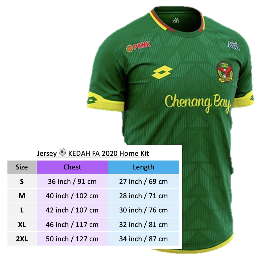 kedah fa jersey 2020