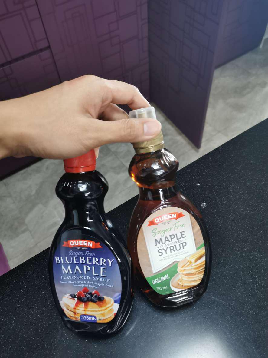 (Sugar Free) Queen Blueberry Maple Flavoured Syrup (355 ml) Shopee