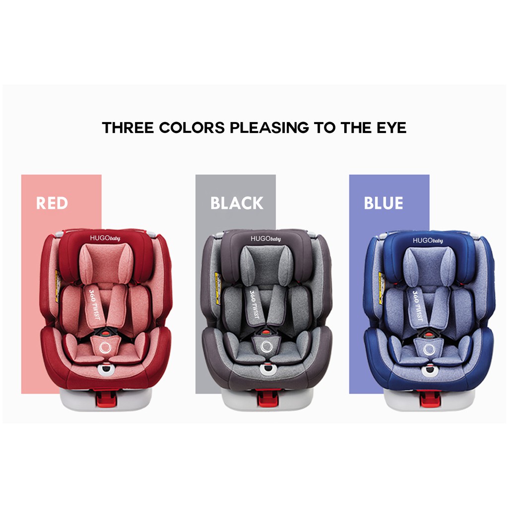 EXCLUSIVE] HUGO Baby 360 TWIST Car Seat | Shopee Malaysia