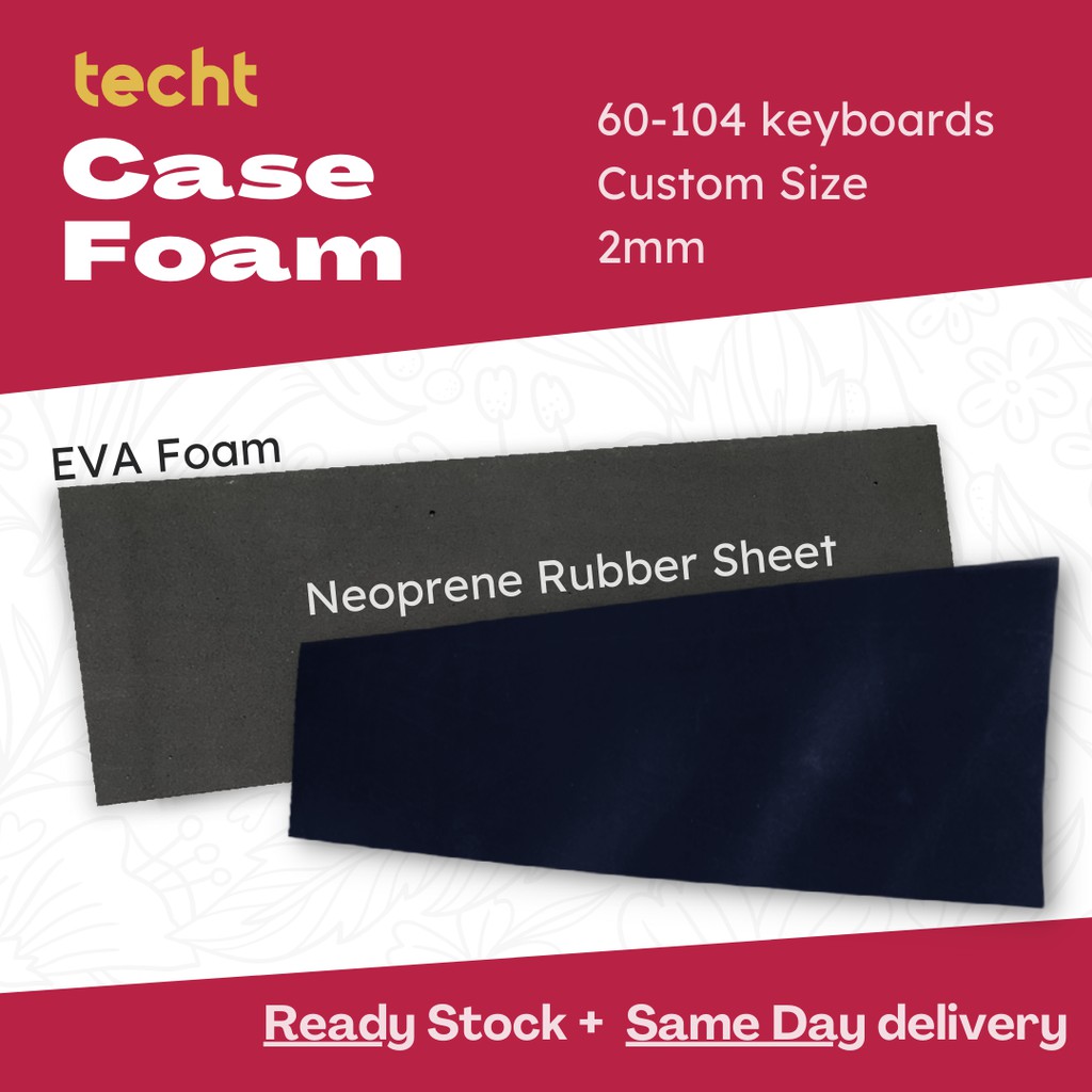 Keyboard Foam EVA / Neoprene Sound Dampening 2/3mm, EVA Foam