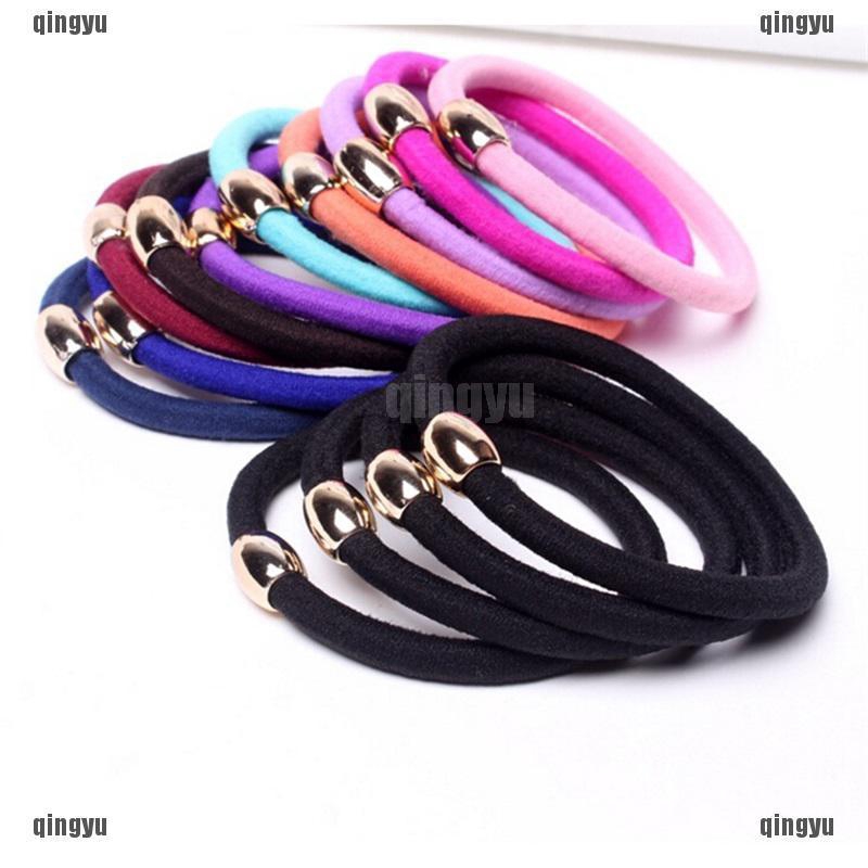 10Pcs Cute Kids Girl Elastic Hair Tie Rubber Band Rope Ring Ponytail Holder New