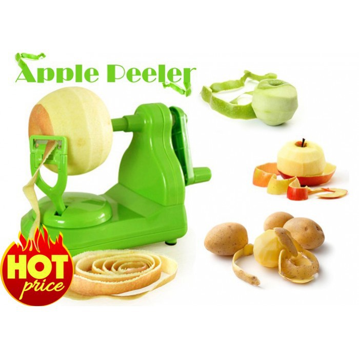 APPLE PEELER FRUIT PEELER SLICER GREEN COLOR Shopee Malaysia