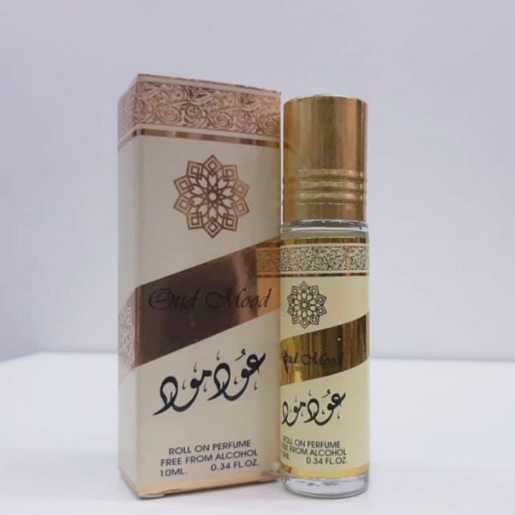 Oud mood perfume oil 10ml Roll On non al cahool Perfumes Concentrated