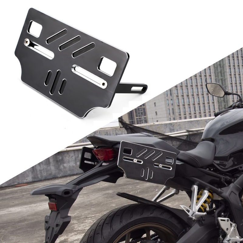 Areyourshop CNC Motorcycle License Plate Holder Bracket for CB650R CBR650R 2019-2020 