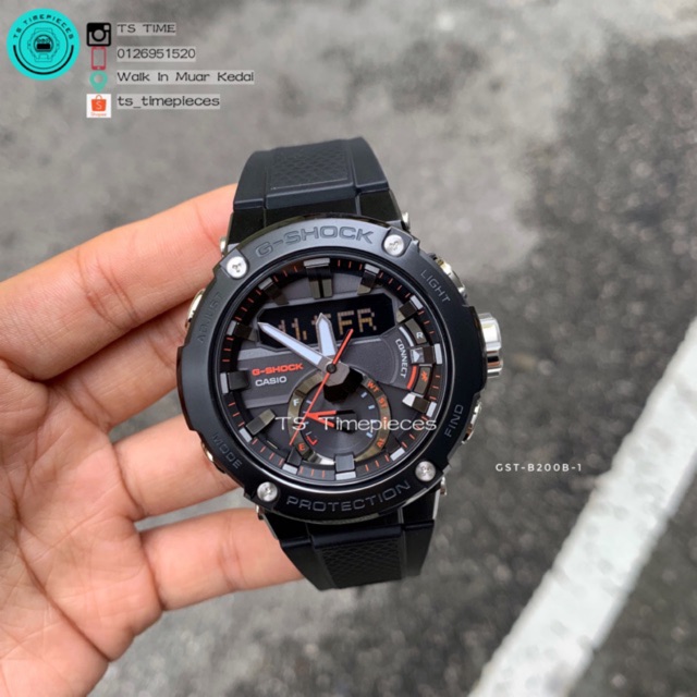 経典 超人気 カシオ G-SHOCK GST-B200B-1AJF G-STEEL 腕時計(デジタル ...