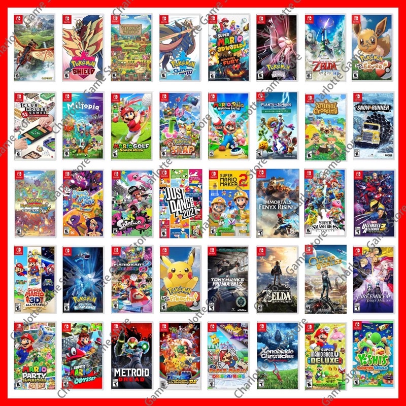 Nintendo Switch Game Rental (Physical Game Card) Shopee Malaysia