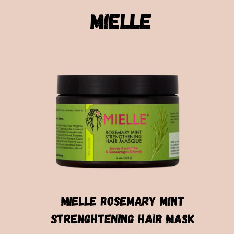 Mielle Rosemary Mint Strenghtening Hair Mask 340g Shopee Malaysia