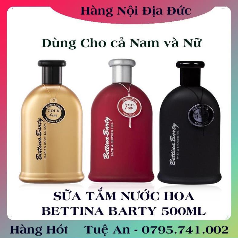 Bettina Barty Bath And Shower Gel 500ml, German Standard Vanilla ...