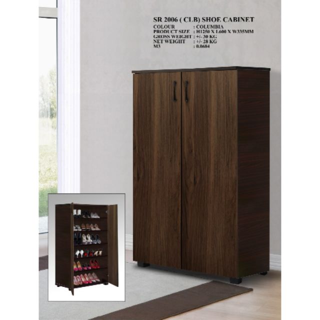 2 Door Shoes / Almari Kasut 2 Pintu Shopee Malaysia