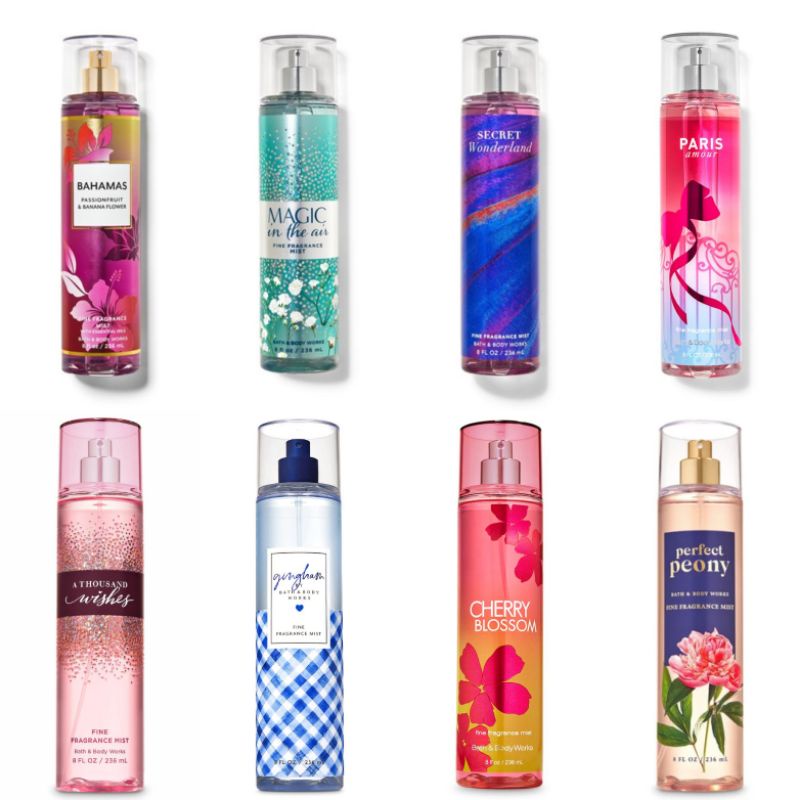 Bath & Body Works Fine Fragrance Mist Dahlia Gingham | Shopee Malaysia