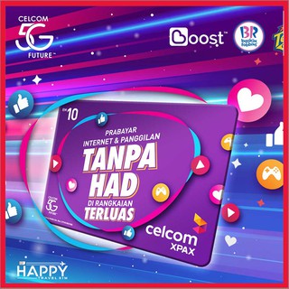 Celcom Xpax Prepaid Simcard L Special Nice Number L Unlimited Data Calls Shopee Malaysia