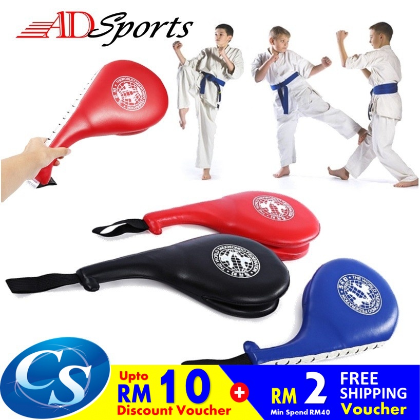 Double Kick Pad Target Taekwondo Karate Kickboxing MMA Training Martial