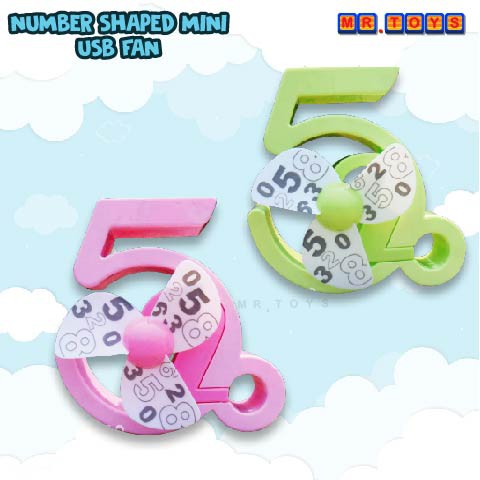 Creative Number Mini Usb Fan/Office/Desk/Cool/Rechargeable/Kipas USB