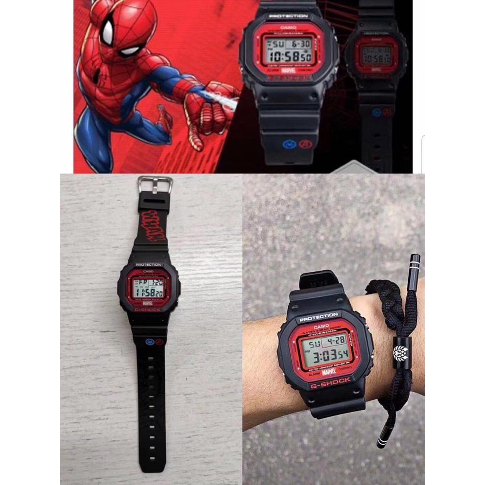 g shock spider man