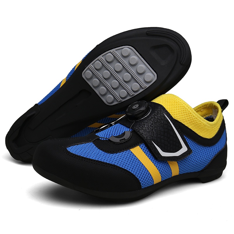 SANTIC Cycling Road Bicycle Shoes Lockless Wear-resistant Non-slip RB Flat Shoes 