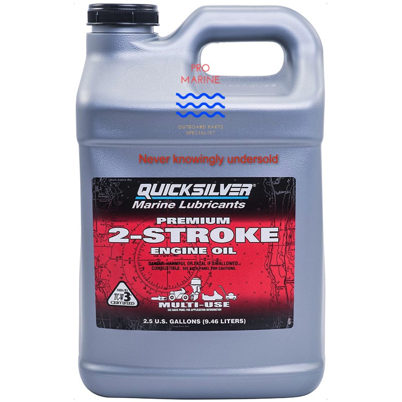 Quicksilver Marine 2t Oil By Mercury Marine Tcw 3 9 46l Shopee Malaysia