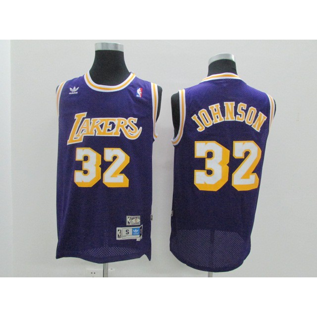 magic johnson purple jersey