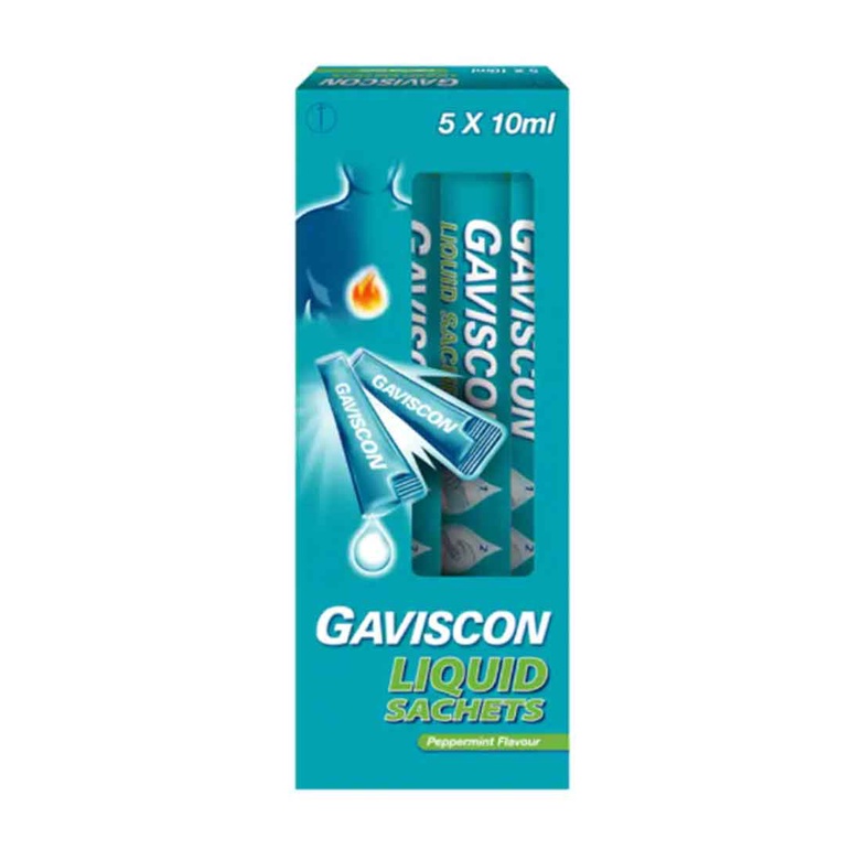 Gaviscon Liquid Sachets Peppermint Flavor (5 x 10ml) Shopee Malaysia