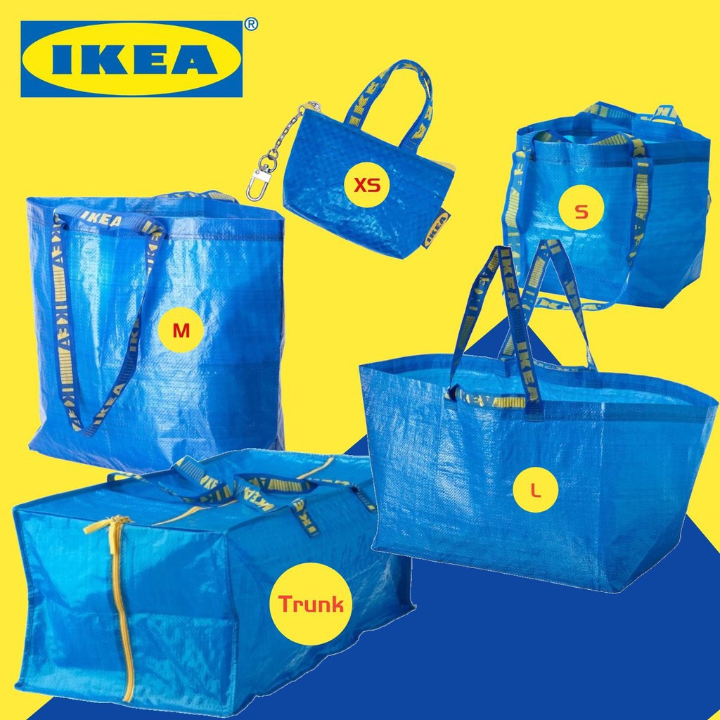  IKEA  FRAKTA BRATTBY Carrier bag S  M L Trunk Ikea  bag  