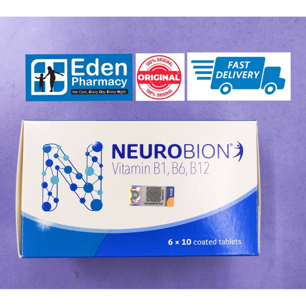 Neurobion Vitamin B1 B6 B12 60 S Shopee Malaysia