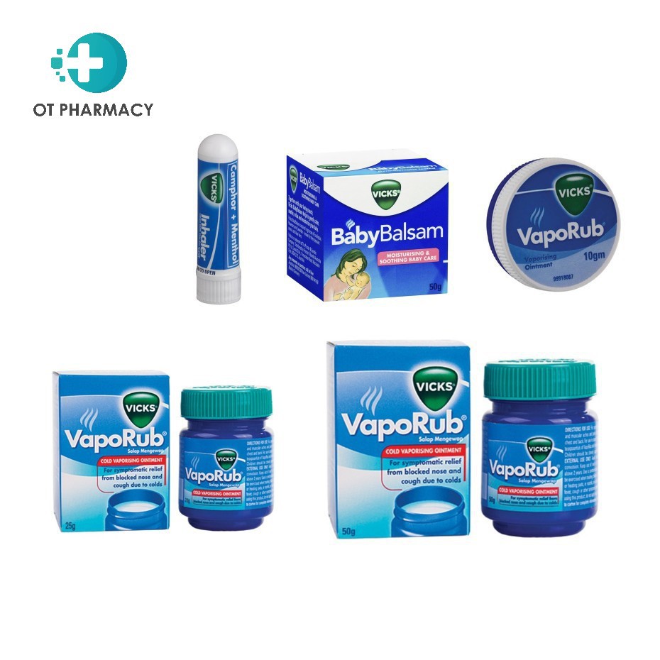 VICKS VapoRub, Inhaler & Baby Balsam Shopee Malaysia
