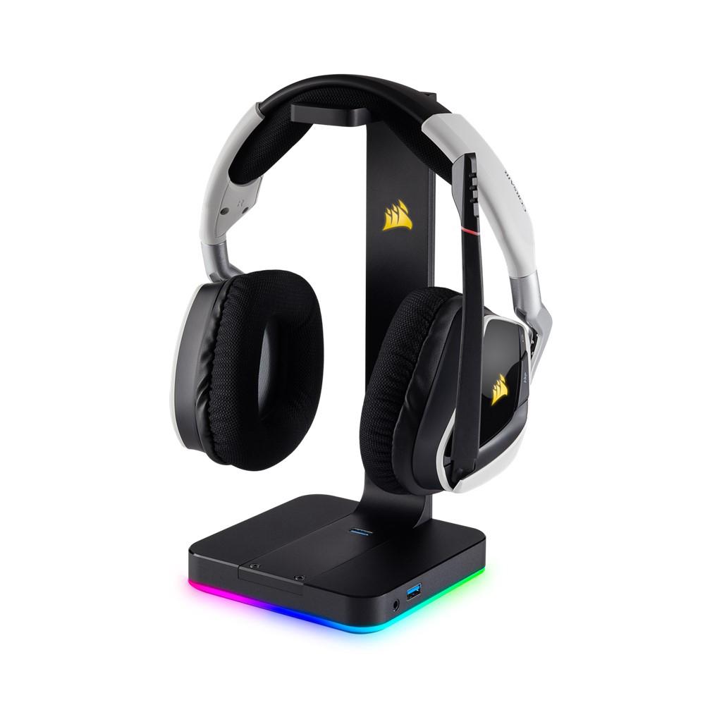 Corsair ST100 RGB Premium Headset Stand with 7.1 Surround Sound (CA ...