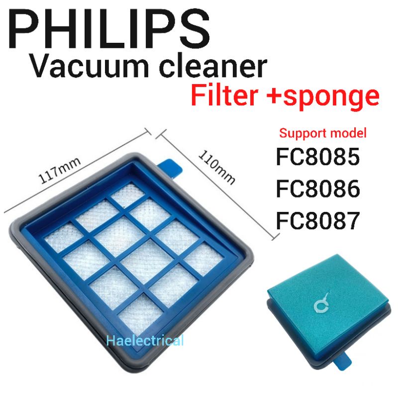 Philips vacuum cleaner filter sponge FC8085 FC8086 FC8087 Shopee Malaysia