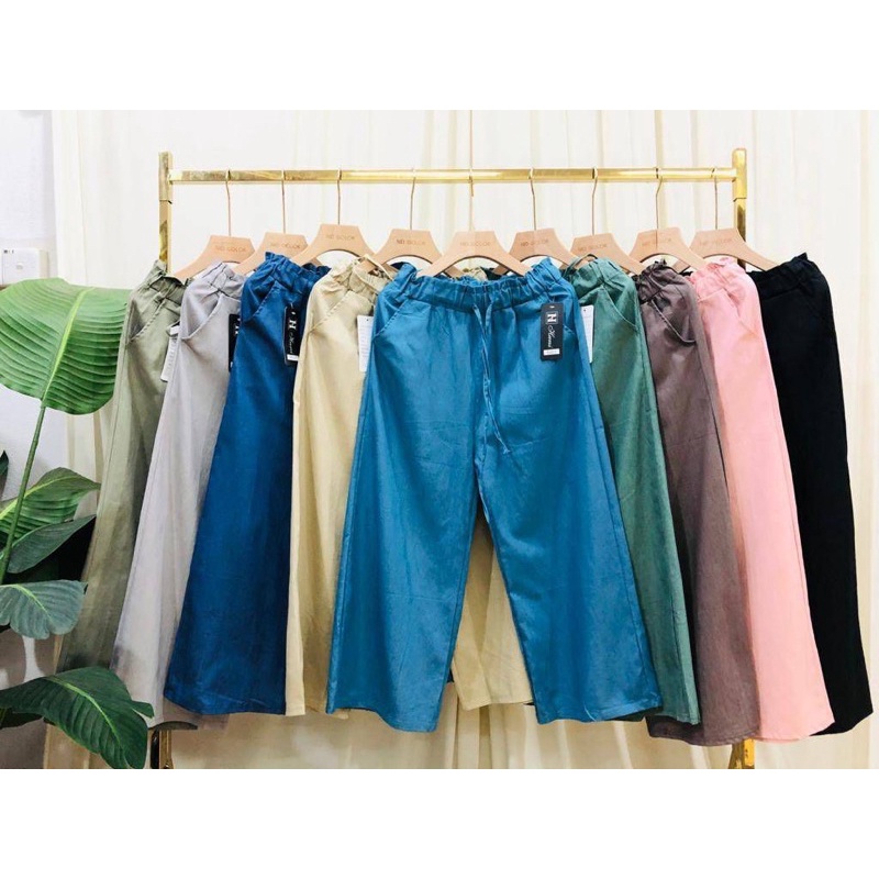 PALAZZO PANTS ( Lock Di Live ) Shopee Malaysia