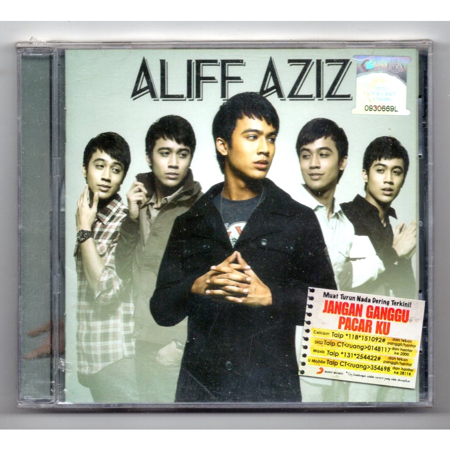 ALIFF AZIZ - JANGAN GANGGU PACARKU (CD Original)