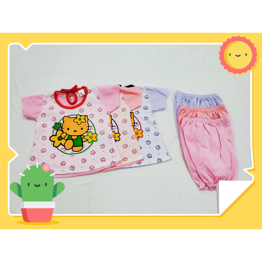 Baby Girl Clothing Baju  Bayi  Perempuan  6 18m 3 Pasang 