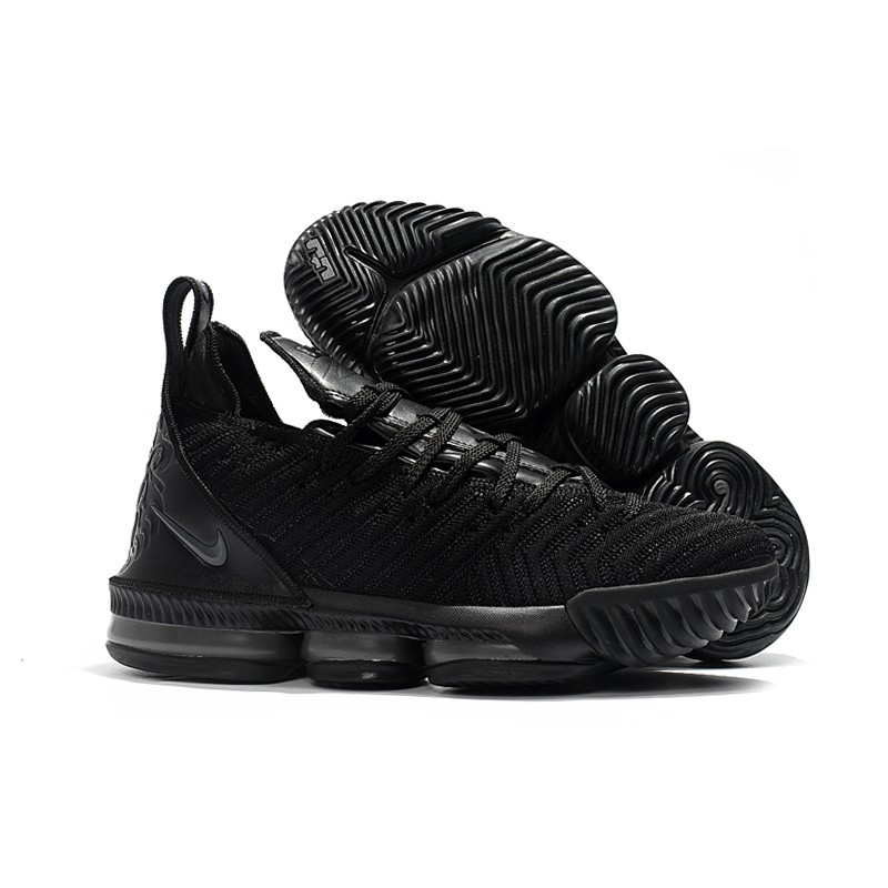 lebron 16 black and grey
