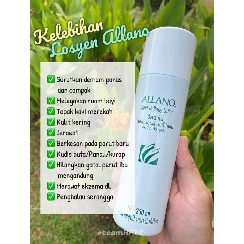 (READY STOCK) AMWAY ALLANO HAND & BODY LOTION Shopee Malaysia