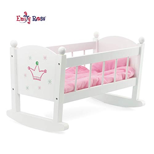 Emily Rose 18 Inch Doll Bed Doll Cradle Doll Furniture Doll Bed