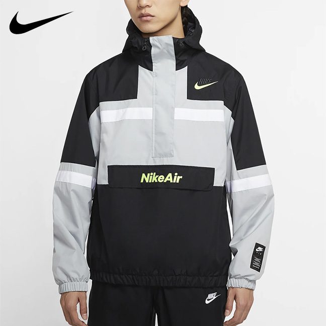 nike air woven hooded jacket