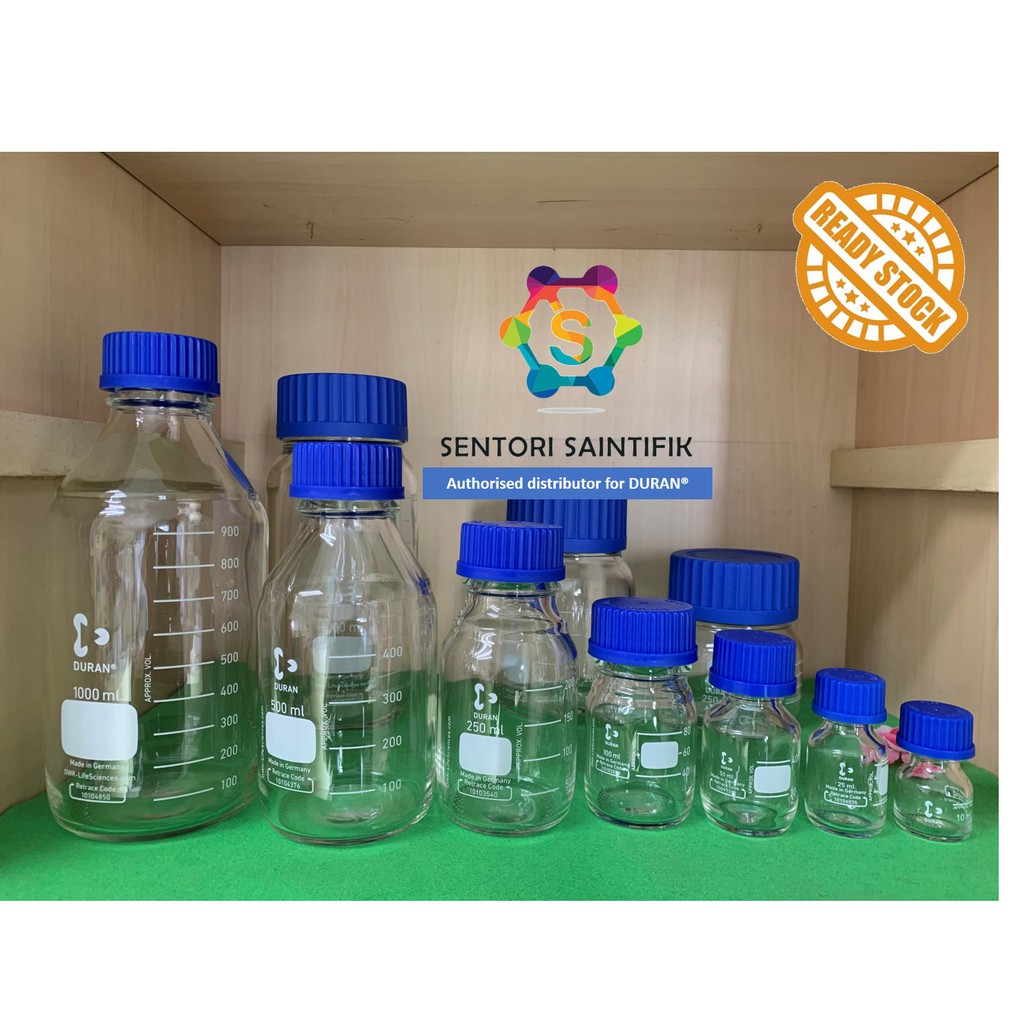 [READY STOCKS] Duran Laboratory Bottle With Duran Original Blue Screw ...